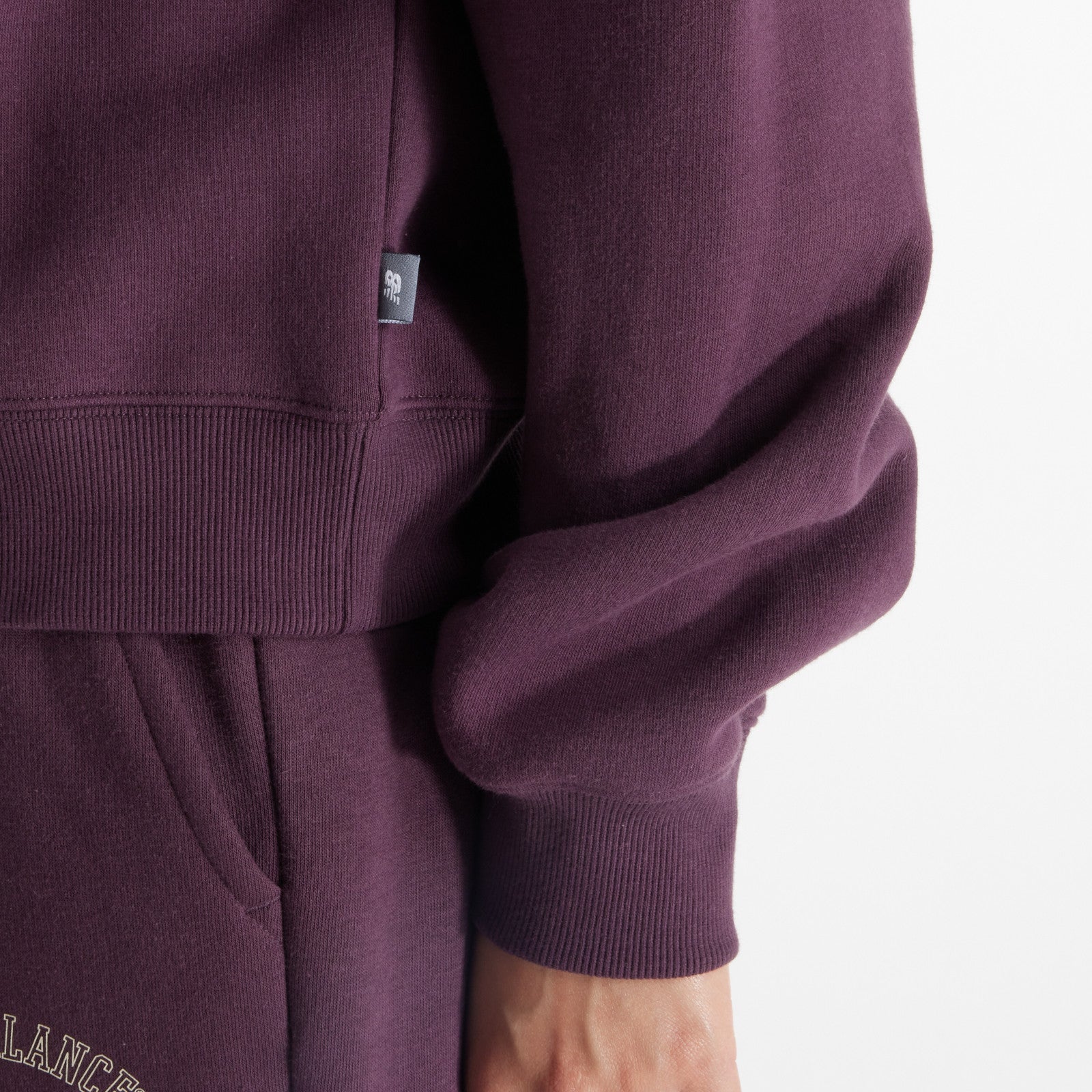 Graphic Fleece Crew Brown